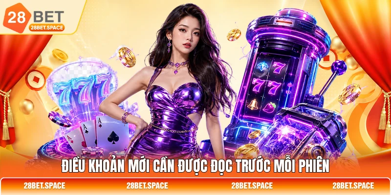 Điều khoản mới cần được đọc trước mỗi phiên